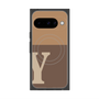 Premium Square Case with Pixelsnap［ Original - initial two tone - Y brown ］