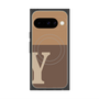 Premium Square Case with Pixelsnap［ Original - initial two tone - Y brown ］