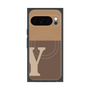 Premium Square Case with Pixelsnap［ Original - initial two tone - Y brown ］