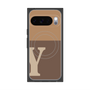 Premium Square Case with Pixelsnap［ Original - initial two tone - Y brown ］