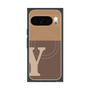 Premium Square Case with Pixelsnap［ Original - initial two tone - Y brown ］