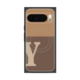 Premium Square Case with Pixelsnap［ Original - initial two tone - Y brown ］