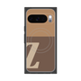 Premium Square Case with Pixelsnap［ Original - initial two tone - Z brown ］