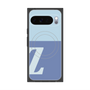 Premium Square Case with Pixelsnap［ Original - initial two tone - Z blue ］