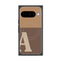 Premium Square Case with Pixelsnap［ Original - initial two tone - A brown ］