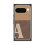 Premium Square Case with Pixelsnap［ Original - initial two tone - A brown ］