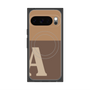 Premium Square Case with Pixelsnap［ Original - initial two tone - A brown ］