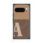 Premium Square Case with Pixelsnap［ Original - initial two tone - A brown ］