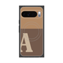 Premium Square Case with Pixelsnap［ Original - initial two tone - A brown ］
