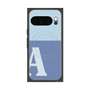Premium Square Case with Pixelsnap［ Original - initial two tone - A blue ］
