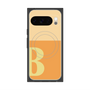 Premium Square Case with Pixelsnap［ Original - initial two tone - B orange ］