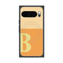 Premium Square Case with Pixelsnap［ Original - initial two tone - B orange ］