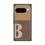 Premium Square Case with Pixelsnap［ Original - initial two tone - B brown ］