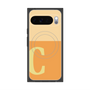 Premium Square Case with Pixelsnap［ Original - initial two tone - C orange ］