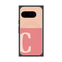 Premium Square Case with Pixelsnap［ Original - initial two tone - C pink ］