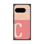 Premium Square Case with Pixelsnap［ Original - initial two tone - C pink ］