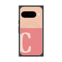 Premium Square Case with Pixelsnap［ Original - initial two tone - C pink ］