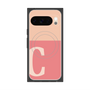 Premium Square Case with Pixelsnap［ Original - initial two tone - C pink ］