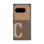 Premium Square Case with Pixelsnap［ Original - initial two tone - C brown ］
