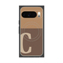 Premium Square Case with Pixelsnap［ Original - initial two tone - C brown ］