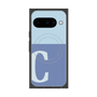 Premium Square Case with Pixelsnap［ Original - initial two tone - C blue ］