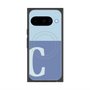 Premium Square Case with Pixelsnap［ Original - initial two tone - C blue ］