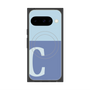 Premium Square Case with Pixelsnap［ Original - initial two tone - C blue ］