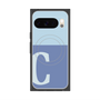 Premium Square Case with Pixelsnap［ Original - initial two tone - C blue ］