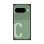 Premium Square Case with Pixelsnap［ Original - initial two tone - C green ］