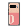 Premium Square Case with Pixelsnap［ Original - initial two tone - D pink ］