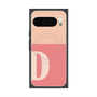 Premium Square Case with Pixelsnap［ Original - initial two tone - D pink ］