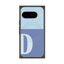 Premium Square Case with Pixelsnap［ Original - initial two tone - D blue ］