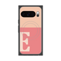 Premium Square Case with Pixelsnap［ Original - initial two tone - E pink ］