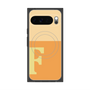Premium Square Case with Pixelsnap［ Original - initial two tone - F orange ］