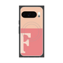Premium Square Case with Pixelsnap［ Original - initial two tone - F pink ］