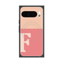 Premium Square Case with Pixelsnap［ Original - initial two tone - F pink ］