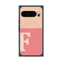 Premium Square Case with Pixelsnap［ Original - initial two tone - F pink ］