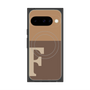 Premium Square Case with Pixelsnap［ Original - initial two tone - F brown ］
