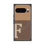 Premium Square Case with Pixelsnap［ Original - initial two tone - F brown ］