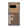 Premium Square Case with Pixelsnap［ Original - initial two tone - F brown ］