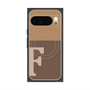 Premium Square Case with Pixelsnap［ Original - initial two tone - F brown ］