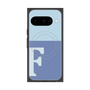 Premium Square Case with Pixelsnap［ Original - initial two tone - F blue ］