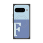 Premium Square Case with Pixelsnap［ Original - initial two tone - F blue ］