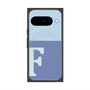 Premium Square Case with Pixelsnap［ Original - initial two tone - F blue ］