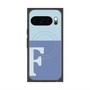 Premium Square Case with Pixelsnap［ Original - initial two tone - F blue ］