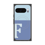 Premium Square Case with Pixelsnap［ Original - initial two tone - F blue ］
