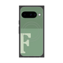 Premium Square Case with Pixelsnap［ Original - initial two tone - F green ］