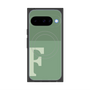 Premium Square Case with Pixelsnap［ Original - initial two tone - F green ］