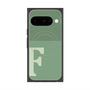 Premium Square Case with Pixelsnap［ Original - initial two tone - F green ］
