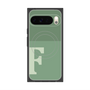 Premium Square Case with Pixelsnap［ Original - initial two tone - F green ］